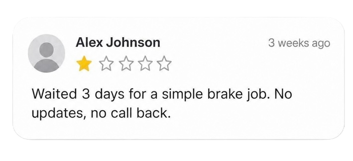 1-star review from Alex Johnson